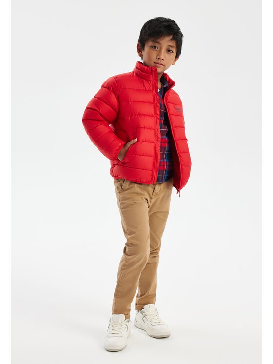 MINOTI MINOTI Kurtka przejściowa 13coat 19 Czerwony Regular Fit
