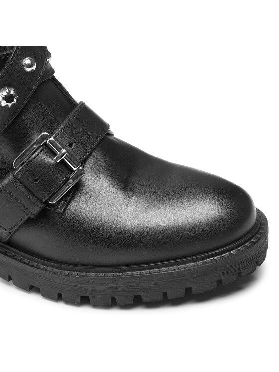 Geox Geox Polokozačky D Hoara C D26FTC 00043 C9999 Černá