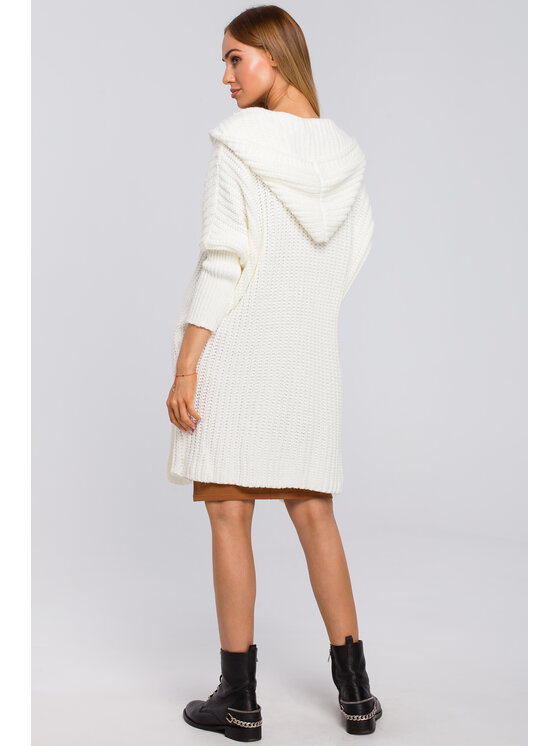 Made of Emotion Made of Emotion Cardigan M475 Bianco Custom Fit
