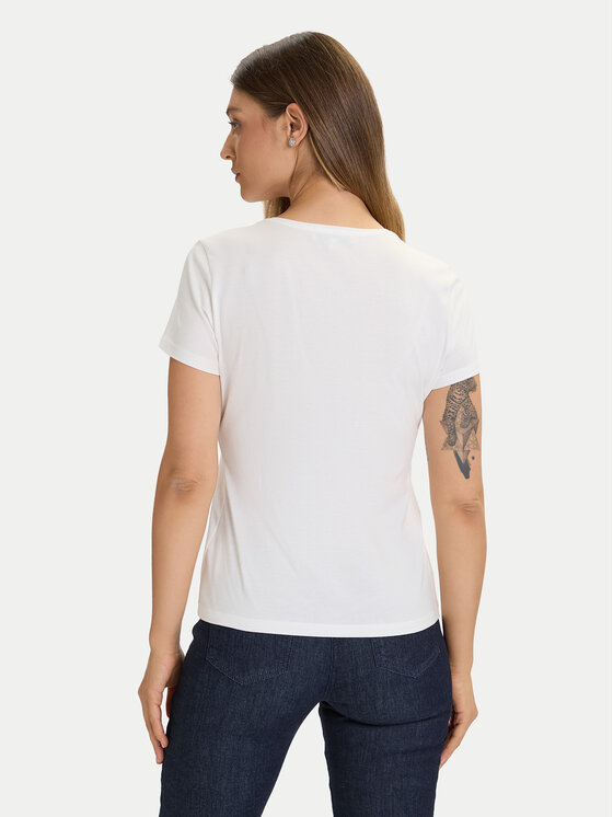 Morgan Morgan Majica 252-DMIO Bela Slim Fit