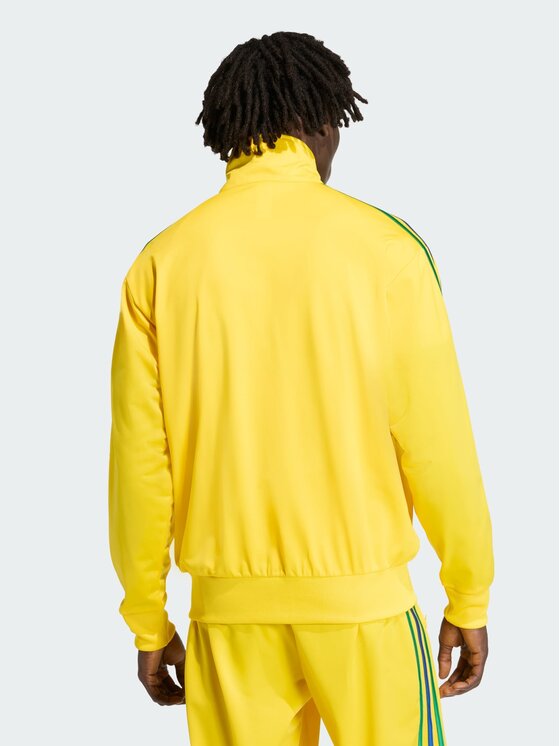 adidas adidas Bluza FIREBIRD Żółty Loose Fit