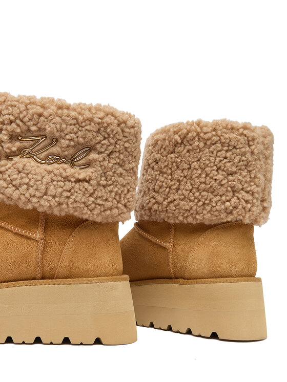 KARL LAGERFELD KARL LAGERFELD Sniega zābaki KL48653 Brūns