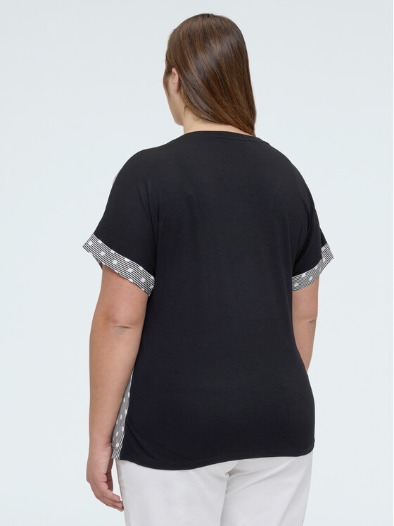 Fiorella Rubino Fiorella Rubino T-shirt G0E3L009334N0S1 Nero Regular Fit
