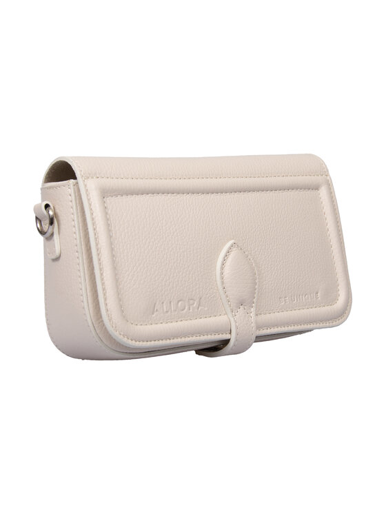 ALLORA BE UNIQUE ALLORA BE UNIQUE Borsetta crossbody 100% skóra Écru