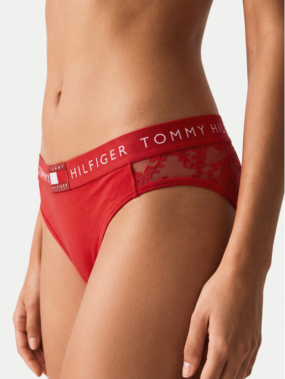 Tommy Hilfiger Tommy Hilfiger Klassischer Damenslip UW0UW06681 Rot