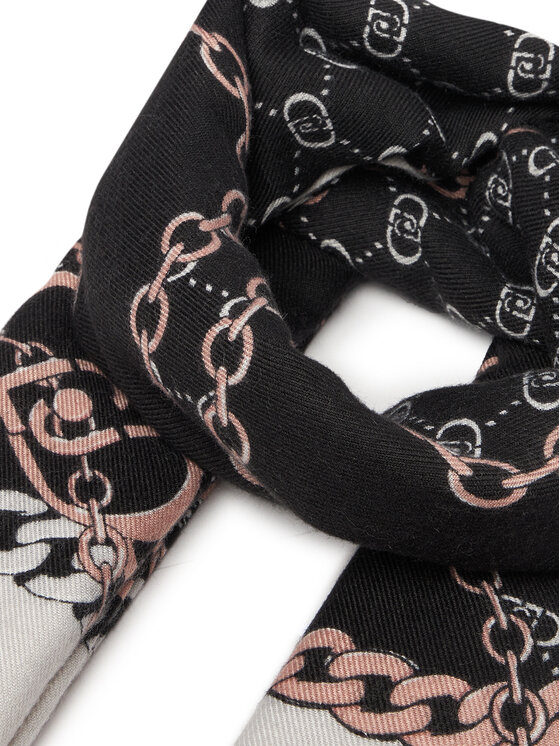 Liu Jo Liu Jo Eșarfă Ecs Foulard Logo Me 2F5073 T0300 Negru