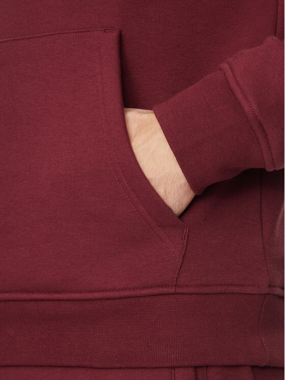 adidas adidas Mikina Trefoil Essentials JD2403 Bordová Regular Fit
