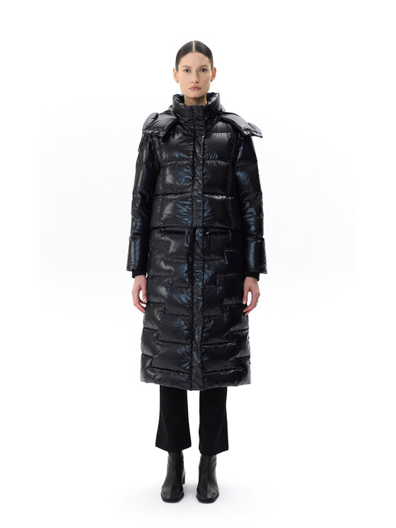 Tiffi Tiffi Kurtka damska TIMES Czarny Regular Fit