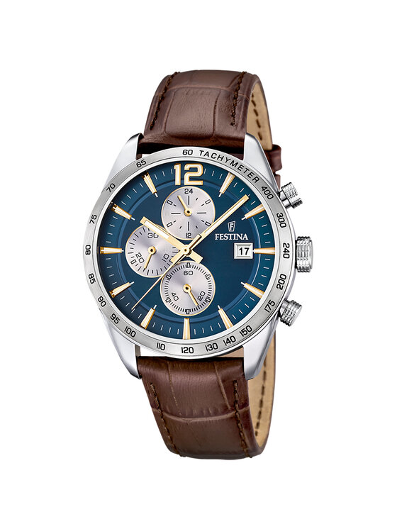 Festina Festina Zegarek F16760-7 Brązowy