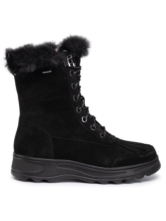 Geox Geox Polokozačky D Hosmos B Abx B D94AUB 00022 C9999 Černá
