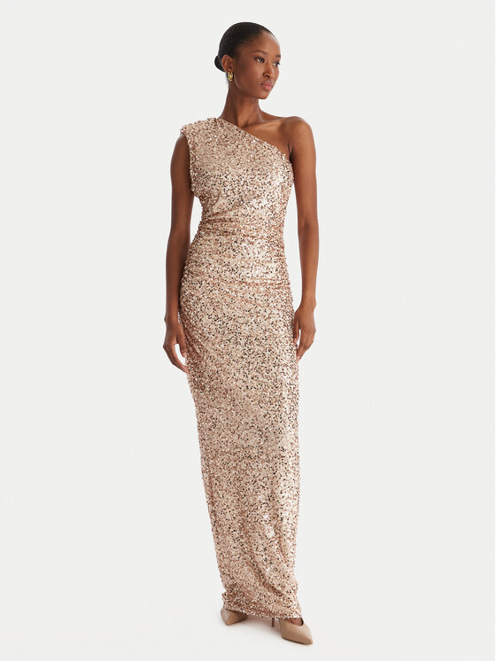 ACCESS FASHION ACCESS FASHION Večernja haljina 54-3354-612 Smeđa Slim Fit