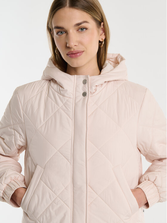 BIG STAR BIG STAR Kurtka zimowa PERY Kremowy Basic Fit