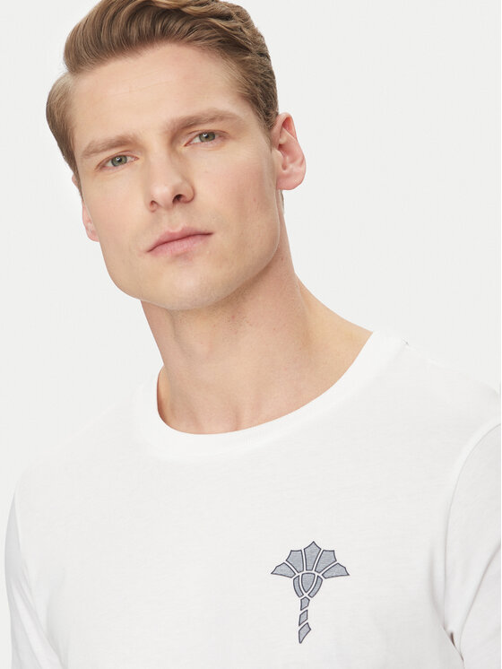 JOOP! JOOP! Marškinėliai 17 JJ-03Brisko 10017941 30044674 Balta Regular Fit