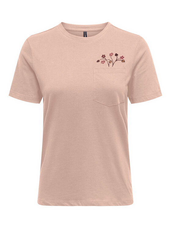 ONLY ONLY T-särk Polly 15317989 Roosa Regular Fit