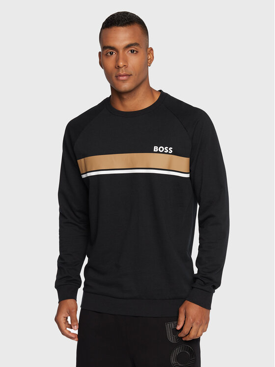 Boss Sweatshirt Authentic 50480561 Schwarz Regular Fit Modivo