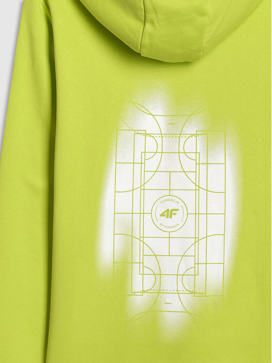 4F 4F Bluza TEAMWEAR Zielony Regular Fit