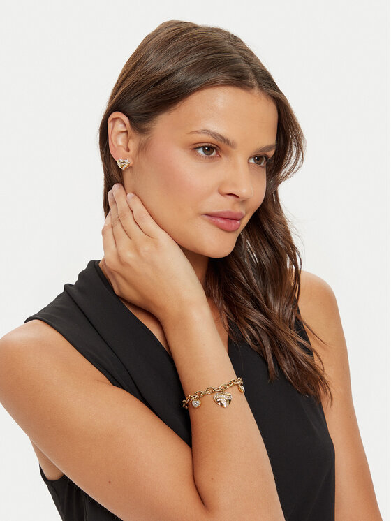 Guess Guess Schmuckset Armband und Ohrringe JUBS04 691JW Goldfarben