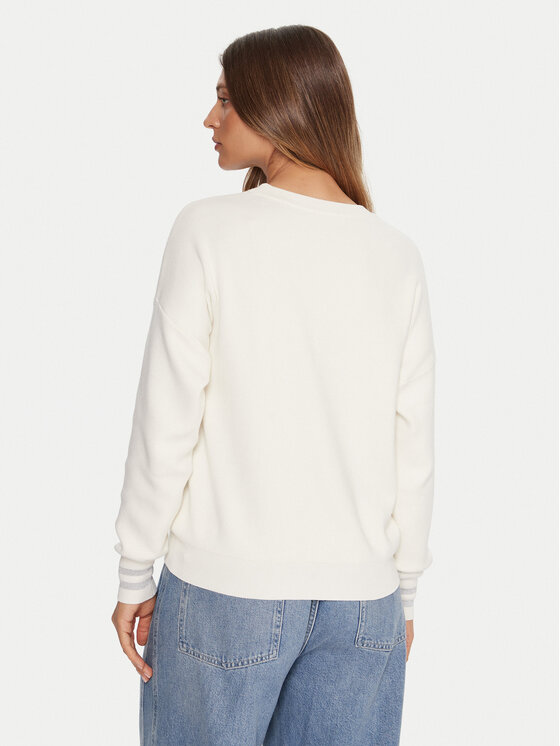 Guess Guess Πουλόβερ W5BR42 Z26I2 Εκρού Relaxed Fit