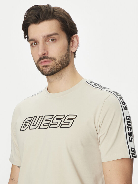 Guess Guess Tričko Z4GI18 J1314 Béžová Regular Fit