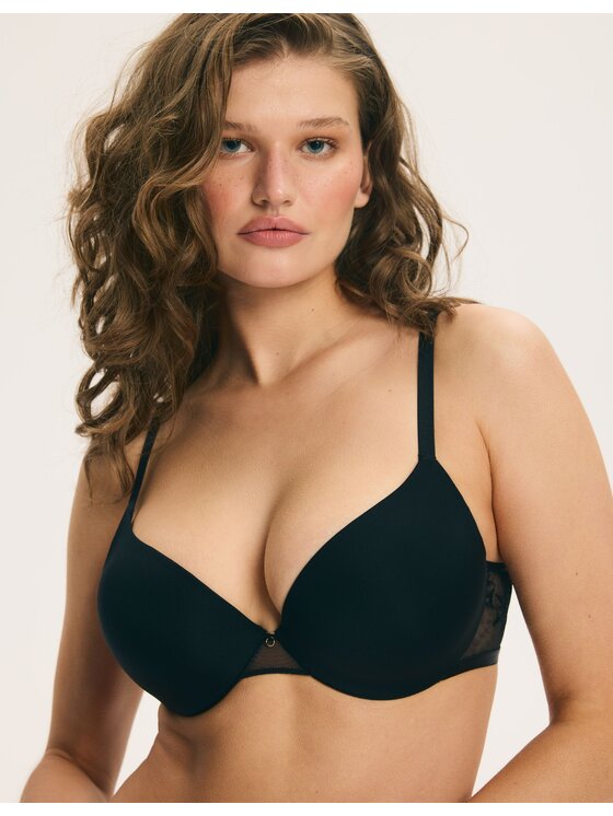 Esotiq Esotiq Biustonosz push-up 45753 Czarny
