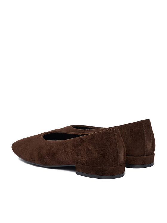 GINO ROSSI GINO ROSSI Baleriny EO-V2228-101-S Brązowy ciemny