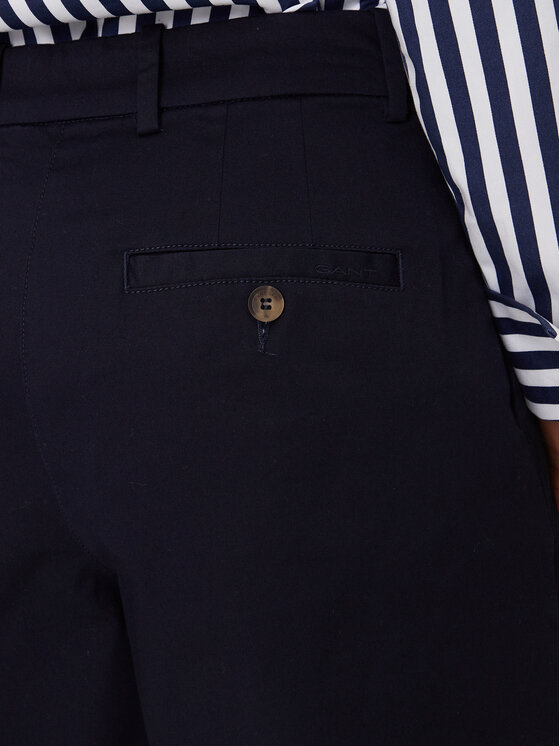 Gant Gant Pantalon scurți din material 4020119 Bleumarin Regular Fit