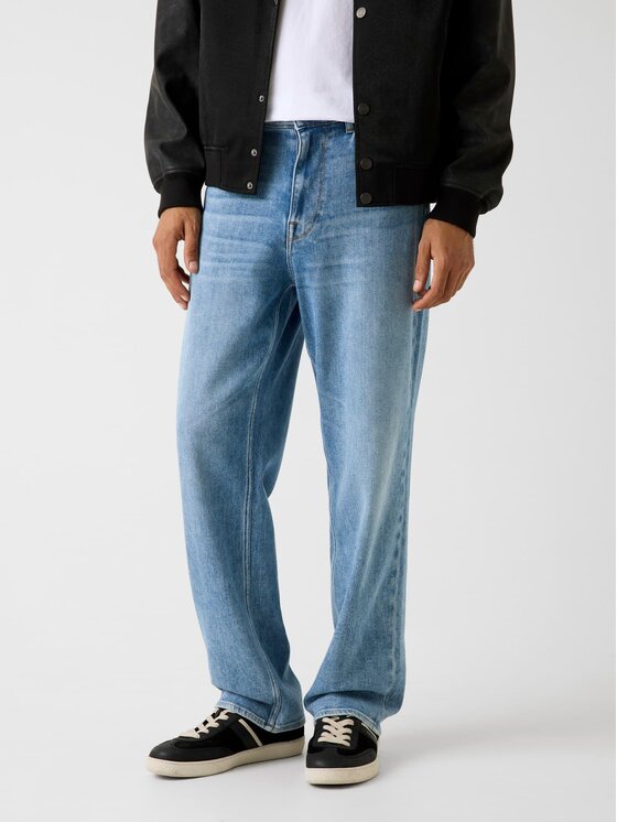 Guess Guess Džinsi M6RA0P D0618 Zils Baggy Fit