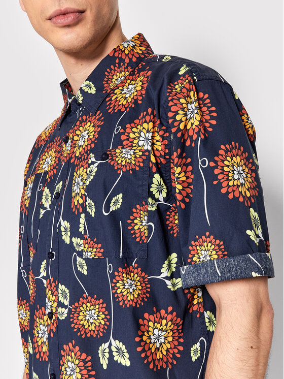 Brixton Brixton Риза Charter X 01267 Тъмносин Relaxed Fit