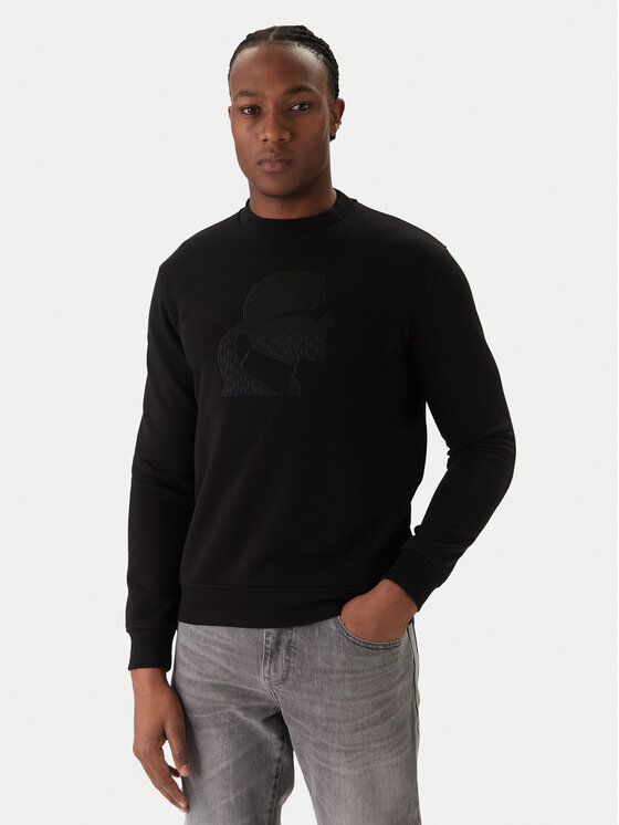 KARL LAGERFELD KARL LAGERFELD Світшот 705027 561910 Чорний Regular Fit