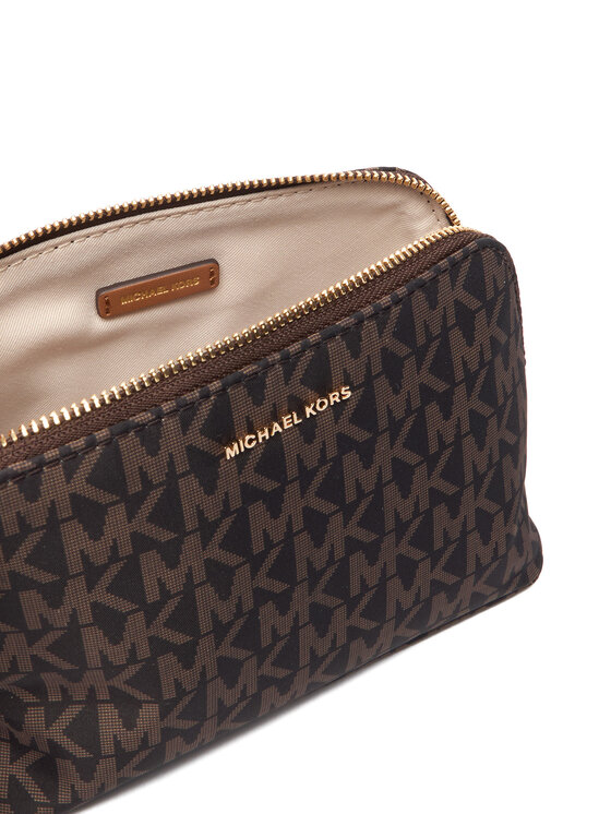 Michael Kors Michael Kors Kozmetická taštička 32R6GJ6T5C Hnedá