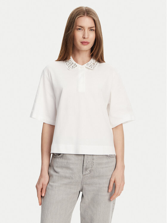 Marella Marella Polokošile Gonzaga 2513951014 Bílá Relaxed Fit