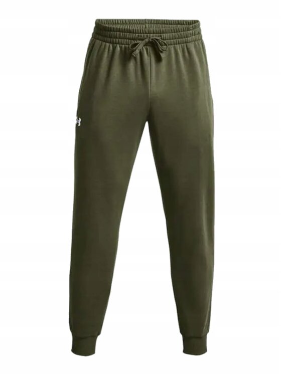 Under Armour Under Armour Spodnie dresowe 1379774-390 Zielony Basic Fit