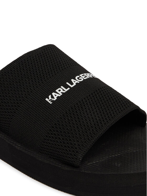 KARL LAGERFELD KARL LAGERFELD Şlapi Atlantik KL70506A Negru