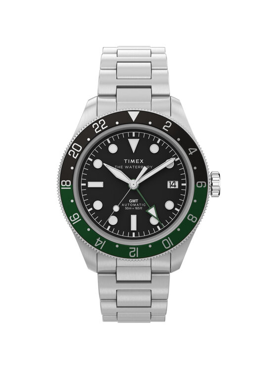 Timex Timex Zegarek TW2Y60800 Srebrny