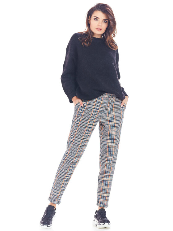 Awama Awama Dámské kalhoty A365 Tmavomodrá Basic Fit