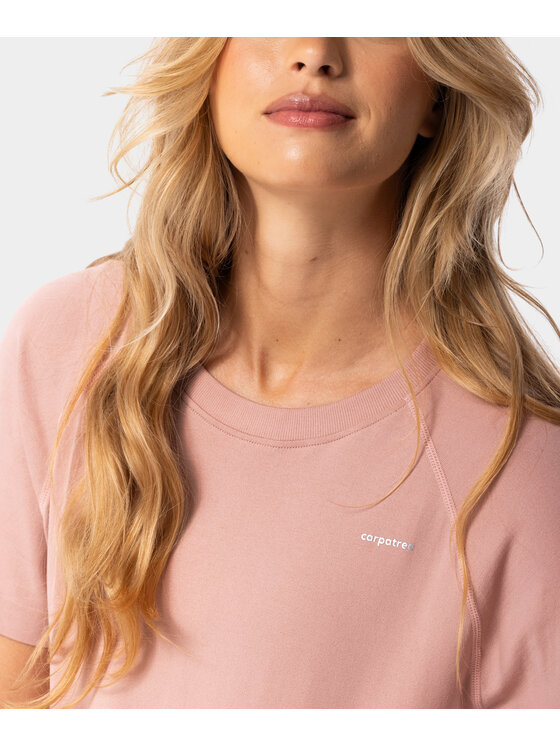Carpatree Carpatree Koszulka techniczna Simply Top Różowy Fitted Fit