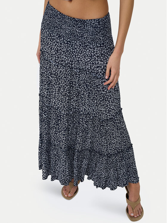 ONLY ONLY Maxi sukně Fernanda 15375238 Tmavomodrá Regular Fit