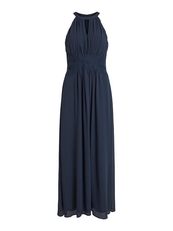 Vila Vila Abito da sera Milina 14052647 Blu scuro Regular Fit