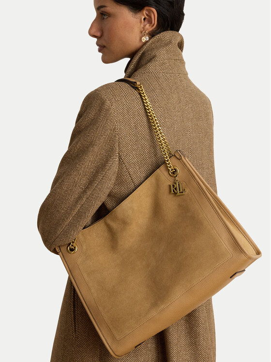 LAUREN RALPH LAUREN LAUREN RALPH LAUREN Rankinė 431980176003 Šviesiai ruda