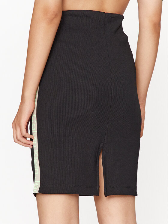 Calvin Klein Jeans Calvin Klein Jeans Bleistiftrock J20J222730 Schwarz Slim Fit