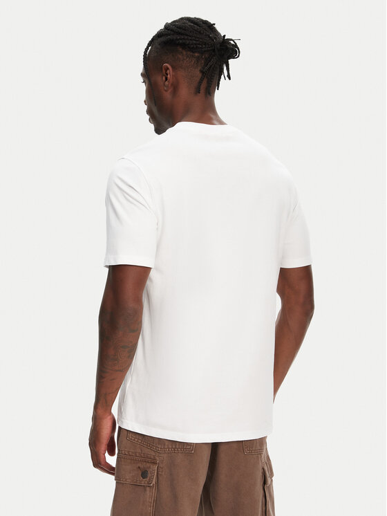 Hunter Hunter T-Shirt Tomi Grapphic HARM0037251 Biały Regular Fit