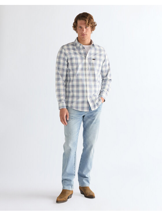 Wrangler Wrangler Koszula 1 PKT SHIRT Kolorowy Regular Fit