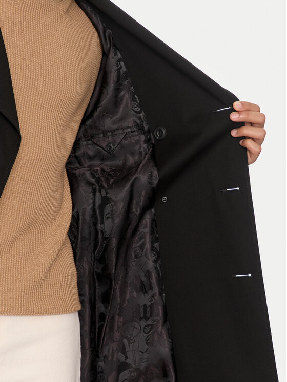 HUGO Hugo Trench Merlyn2431 50516762 Nero Relaxed Fit