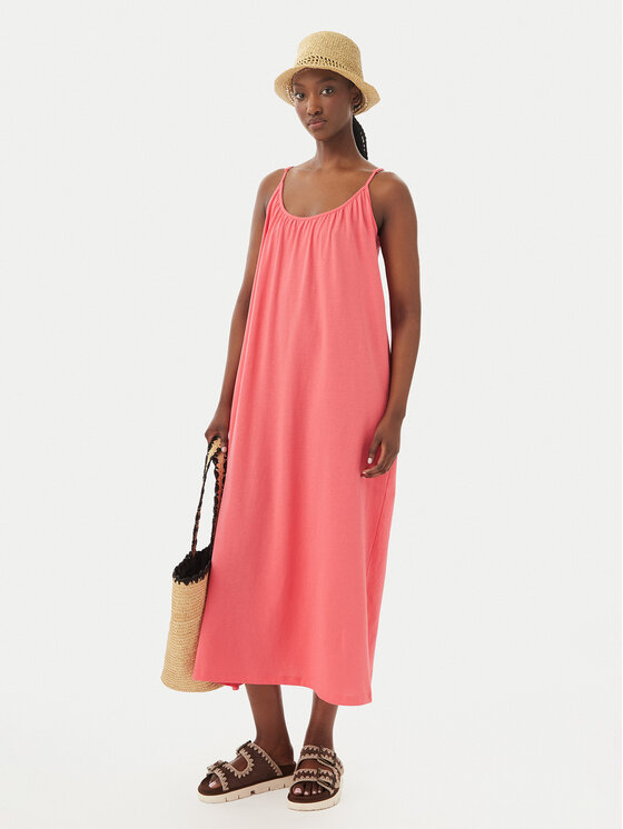 Vero Moda Vero Moda Suvekleit Luna 10286077 Korallivärviline Regular Fit