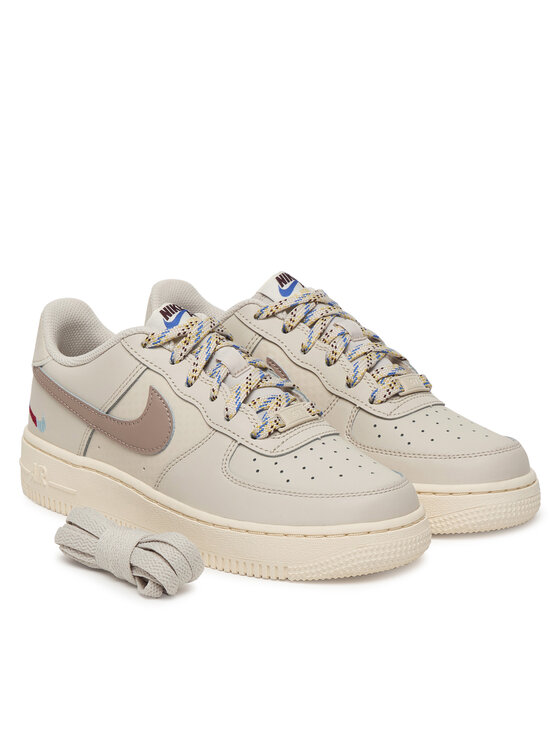 Nike Nike Sneakersy Air Force 1 LV8 1 (GS) HQ1907 100 Beżowy