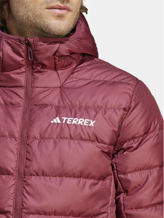 adidas adidas Pehelykabát Terrex Multi Light Down IP6040 Piros Slim Fit