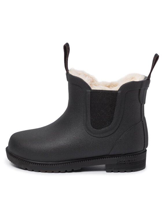 Tretorn Tretorn Гумени ботуши Chelsea Winter 47263310 Черен