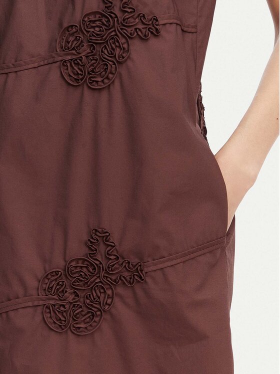 Marella Marella Ежедневна рокля Barca 2613221302 Кафяв Regular Fit