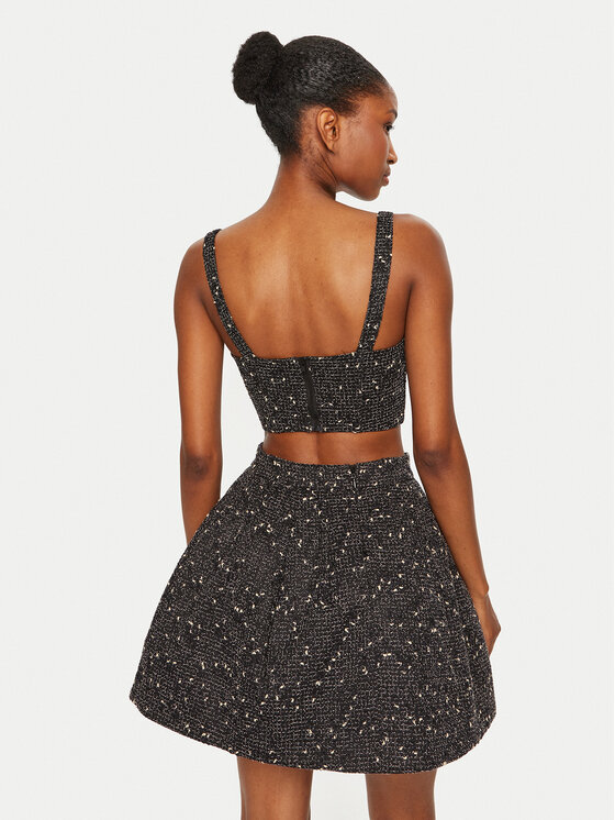 BARDOT BARDOT Τοπ Corset 56865TB3 Μαύρο Slim Fit