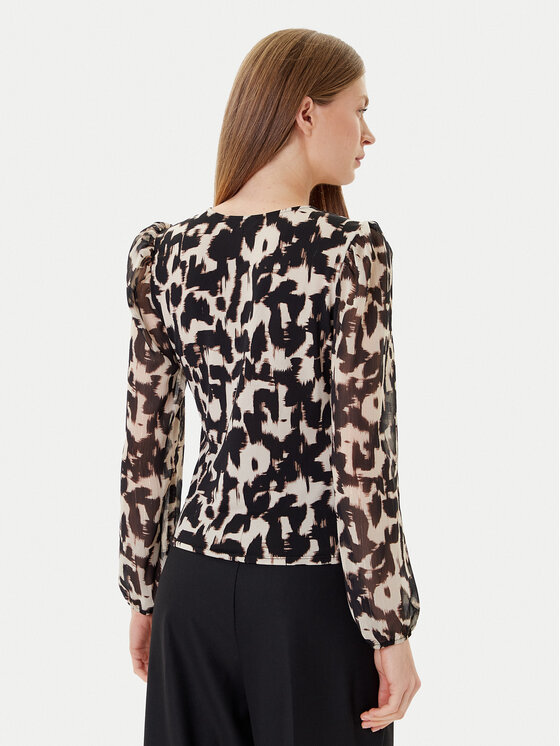 Morgan Morgan Bluse 252-TRITA Schwarz Regular Fit
